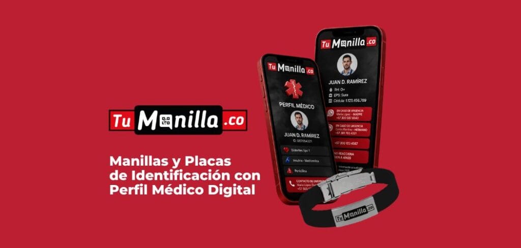 Manillas-y-Placas-de-Identificacion-con-Perfil-Medico-Digital